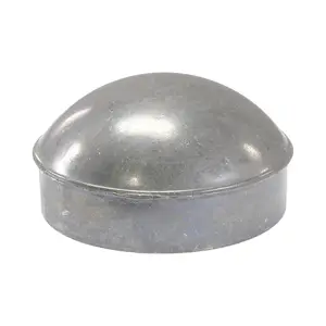 48mmx2mm round pipe cap metal round cover fence post pipe end cap