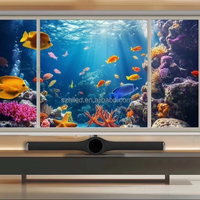 Pantalla LED de Alto Rendimiento P0.9 para Montaje en Pared, Panel de Pantalla LED 16:9 COB MiniLED/MicroLED 4K HDR10+ Video Wall 0.93mm