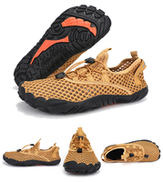 Chaussures aquatiques ajustables à cordon de serrage rapide, respirantes en maille, pour la randonnée aquatique, la plongée en apnée et la natation en piscine