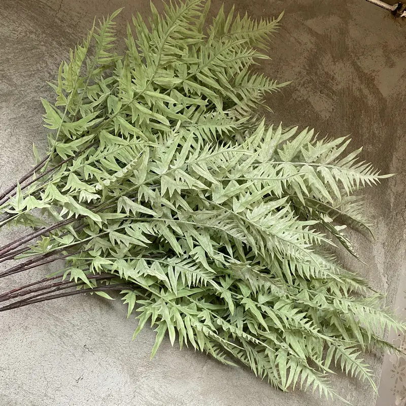 Wholesale Faux Plastic Greenery Wall Hanging Artificial Plants Fake Fern for Arrangement