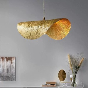 Nordic Pendant <b>Light</b> Lotus Leaf Shape Warm <b>Light</b> Led Home Decor Single Head Chandelier - Product Image 2