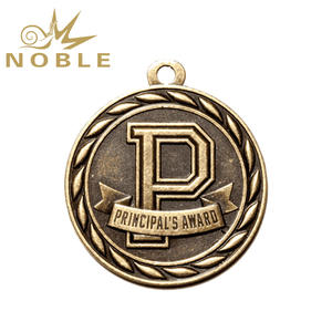 Médaille du prix du directeur circulaire en bronze Noble Vintage pour la reconnaissance de l'excellence académique des étudiants - Product Image 4