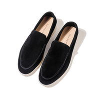 Elegantes Mocasines de Ante para Hombre, Talla Grande, de la Mejor Calidad, con Diseño de Piel Animal, Antideslizantes, Duraderos, para Todas las Estaciones