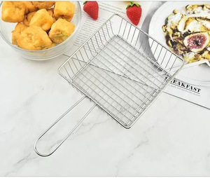 New Stainless Steel <strong>French</strong> <strong>Fries</strong> Basket with Handle Steel <strong>French</strong> <strong>Fry</strong> Chip Basket <strong>French</strong> <strong>Fries</strong> Desk Food Presentation Mesh Basket - Product Image 5