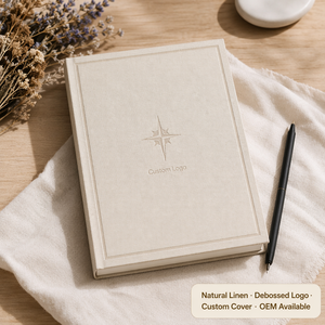 <span class=keywords><strong>Quaderno</strong></span> in Pelle PU A5 OEM con Bordo Debossato, Bussola e Stella, Agenda Planner, Regalo Personalizzato con Colore e Design Personalizzati, Logo Cucito - Product Image 3