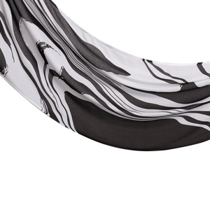 Hijab multifonction en coton modal à double aiguille imprimé à bords larges pour femmes musulmanes doux respirant traditionnel - Product Image 5