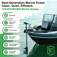 Batterie marine au lithium LiFePO4 étanche IP67 36V 60Ah à décharge profonde pour moteur de pêche à la traîne