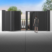 Villa Patio Vouwwand Aluminium Legering Automatische Schuif Intelligente Poort HongHuZhiyuan ZY-F022 Modern Duurzaam Milieuvriendelijk