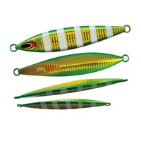 Alpha Competition Luminous Metal Jig Bait 80g-200g Leurre à pas lent pour les poissons d'eau salée Marlin pour la pêche dans les rivières et les lacs