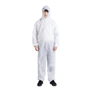 <span class=keywords><strong>Combinaison</strong></span> de travail jetable microporeuse pour une protection intégrale du corps - Product Image 1