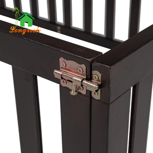 Venta caliente de madera personalizada Cuna Cama de bebé de calidad superior de madera maciza con Color negro Cama de bebé Cuna Parque infantil - Product Image 4