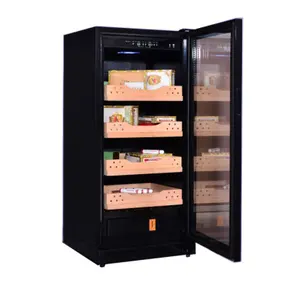 Armário de charutos doméstico refrigerador e umidificador autônomo exclusivo para charutos