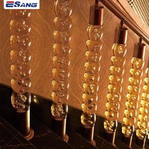 Pasamanos de escalera interior ESANG, barandilla de escalera de cristal transparente, barandillas acrílicas - Product Image 3