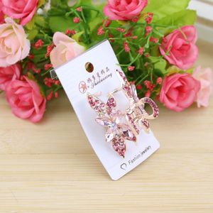 Pinza de Pelo Metálica con Diamantes de Imitación para Mujer, Uso Diario, Moda Primavera 2024, Joyería, Estilo Grip, Adorno para el Cabello - Product Image 1