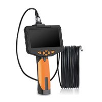 Detector de Víctimas con Cámara HD LCD y Sonda Impermeable de 5m, Tipo Ojo de Serpiente, para Búsqueda en Pilas de Escombros con Cable Largo