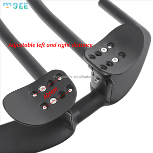 Guidon de vélo de course avec repose-bras TT et barres aérodynamiques SeeMore personnalisables - Product Image 3