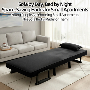 Sillón Cama 3 en 1 Convertible Plegable Color Gris Carbón, Sofá Cama para Invitados, Sessel mit Schlaffunktion, Envío Rápido en la UE - Product Image 3