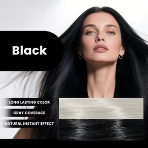 Tinta per Capelli Temporanea di Alta Qualità in 4 Colori, Crema Colorante Non Appiccicosa a Base di Erbe 500ml, Shampoo Colorante per Capelli - Product Image 2
