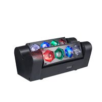 Nouvelles mini-lampes araignées améliorées de 30 W, faisceau laser à grande lentille, lumière LED RGB, contrôle DMX512, taille personnalisée, événement, fête, mariage