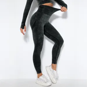 Calzas Ropa Deportiva Mujer Zecke Tock Equestrian Metallic Compression Butt Scrunch Leggings mit Taille Cincher Gym Yoga Leggings