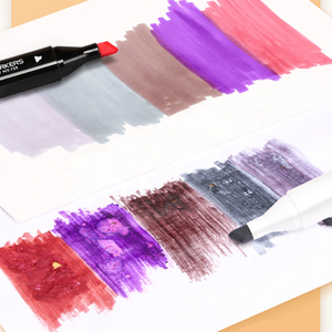 2024 120色/80色/60色各種ファインカラーアーティストマーカーペンスケッチ絵画コミックとデザイン - Product Image 3