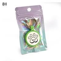 Étiquette d'identification pour animaux de compagnie avec impression personnalisée, 13,56 MHz, NTAG213, porte-clés NFC, porte-clés RFID, étiquette pour chat et chien, étiquette NFC en silicone pour animaux de compagnie avec emballage