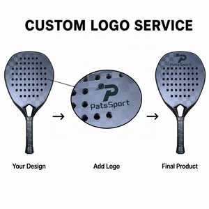 Personnalisation <span class=keywords><strong>d</strong></span>'Usine <span class=keywords><strong>Raquette</strong></span> de <span class=keywords><strong>Padel</strong></span> Légère en Fibre de Carbone 18K avec EVA 15-17, <span class=keywords><strong>Forme</strong></span> Diamant - Product Image 4