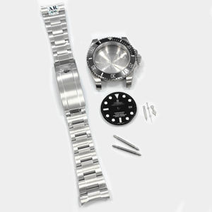 Prensa de acero 904l en el bisel de cerámica 40mm 41mm SUB Kit de caja de reloj apto para reloj 3135 /3235 Movement <span class=keywords><strong>116610</strong></span> 116613 - Product Image 4