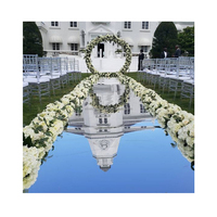 High Glossy Wedding Aisle Runner Rug Wedding Carpet Runner Metallic Wedding Carpet Sheet