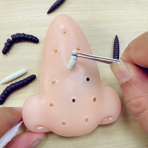 Jouet anti-stress pour l'acné, jouet de farce, serpentin à presser pour points noirs, décompression, anti-anxiété en silicone souple - Product Image 4