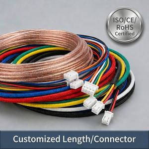 Câble adaptateur personnalisé de marque XPB à 2 et 8 broches avec conducteur en cuivre étamé, assemblage de connecteurs PTFE/Nylon/PVC pour ordinateur et moto - Product Image 2