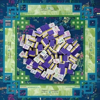 Mahjong américain professionnel de luxe moderne, 160 tuiles, 32 mm, en acrylique et bois, durable, léger, portable, pour 4 joueurs