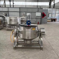 Dmwd — mélangeur de cuisson automatique industriel, 50 l-1000l, pour confiture, Sauce gingembre, agitateur à vapeur, bouilloire avec agitateur