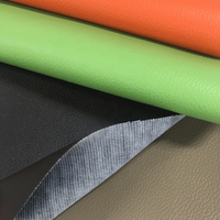 Tissu en cuir PVC recyclé, écologique, imperméable, ignifuge BS5852 CA117, cuir synthétique pour canapé, siège de voiture, rembourrage