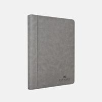 Organizador de Documentos de 3 Capas, Tarjetero, Bolso de Mano con Textura de Cuero de Terciopelo Ártico, Carpeta de Archivos de Oficina
