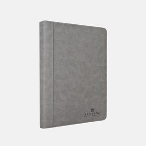 Organizador de Documentos de 3 Capas, Tarjetero, Bolso de Mano con Textura de Cuero de Terciopelo Ártico, Carpeta de Archivos de Oficina - Product Image 5