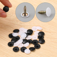 Cache-trous décoratif en plastique de 12 mm pour vis autotaraudeuses, étanche, pour cuisine et bureau à domicile