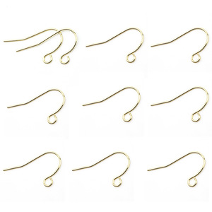 Ganchos para pendientes de formas mixtas, chapados en cobre, para la fabricación de pendientes, accesorios de joyería metálica, forma de U, empaque a granel - Product Image 4