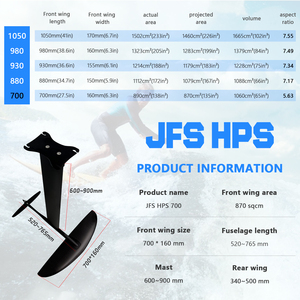 Axis Series HPS 700 High Performance Carbon Hydrofoil Board 870sqcm Front Wing Foil Set for Kitefoiling Sup <b>Surfing</b> Fiber JFS - Product Image 4