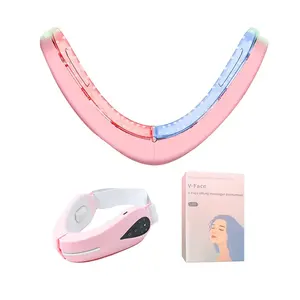 Dispositivo de estiramiento facial puro de masaje de microcorriente OEM de Corea, máquina de estiramiento de la piel, estiramiento facial en forma de V en casa