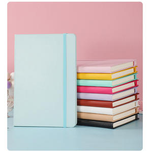 Carnet de planification A5 de haute qualité Reliure parfaite Couverture souple en cuir PU Logo personnalisé Journaux Cadeau promotionnel parfait Carnet A6 - Product Image 5