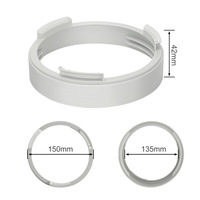 Adaptateur de tuyau d'évacuation de climatisation portable de 5,9 pouces, fonctionne avec toutes les unités de climatisation mobiles