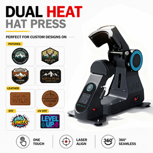 Máquina de Prensa Térmica para Gorras, Totalmente Automática, con Doble Calentamiento - Product Image 3