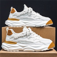 Y vente chaude chaussures pour hommes respirant bas semelle épaisse baskets décontractées course éveil style hommes chaussures