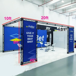 10x20 nhôm công cụ miễn phí thương mại di động hiển thị quảng cáo gian hàng triển lãm giàn hiển thị - Product Image 4