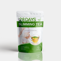 Nouvelles Sachets de Thé Minceur 2026 – Cure de 28 Jours pour un Ventre Plat Naturel, Enrichi en Vitamines, pour Adultes – Thé Herbal Amincissant pour la Perte de Poids