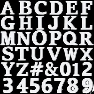 White Wood Letters DIY Alphabet Letters Signs Wall Decoration for Home Bedroom Office Wedding Party Decor