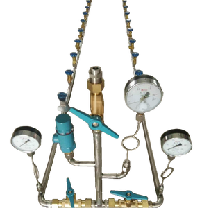 Manuel tıbbi gaz oksijen <span class=keywords><strong>Argon</strong></span> doğal gaz manifoldu pirinç gaz regülatörü - Product Image 3