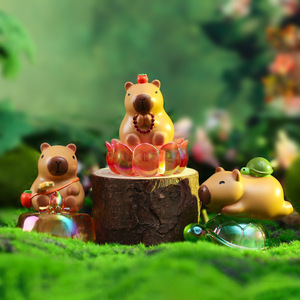 Capybara trang trí bàn búp bê dễ thương Sáng tạo hộp mù kapibala dễ thương với Phật thối - Product Image 4