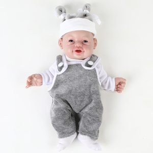 Muñeca Bebé <span class=keywords><strong>Reborn</strong></span> <span class=keywords><strong>de</strong></span> 10 Pulgadas, Realista y Sonriente, Hecha <span class=keywords><strong>de</strong></span> <span class=keywords><strong>Silicona</strong></span> Suave - Product Image 1